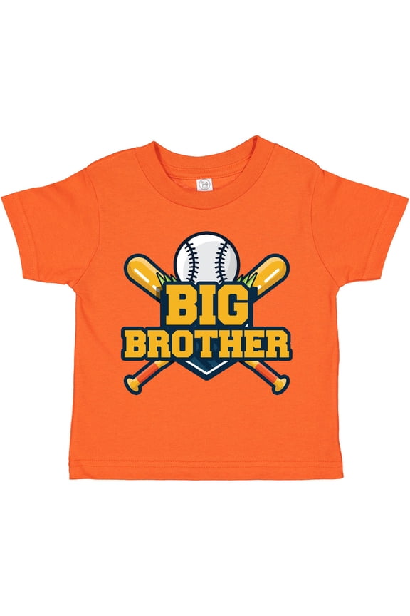 Big Brother Baseball Boys Toddler T-Shirt