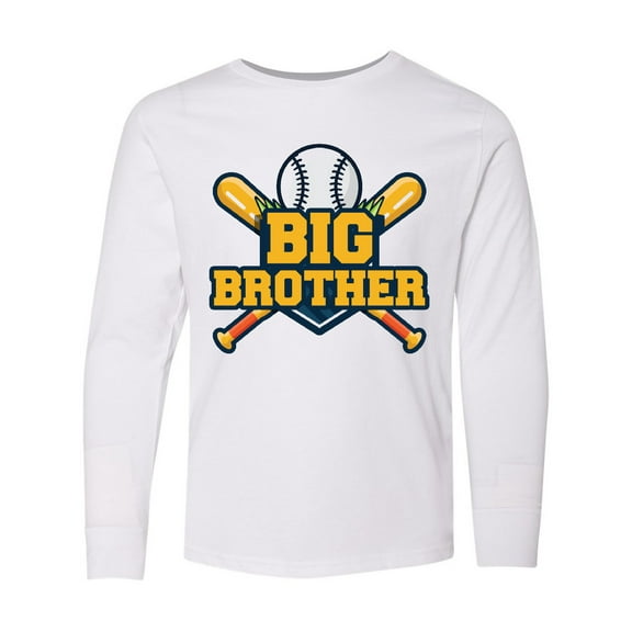Inktastic Big Brother Baseball Long Sleeve Youth T-Shirt