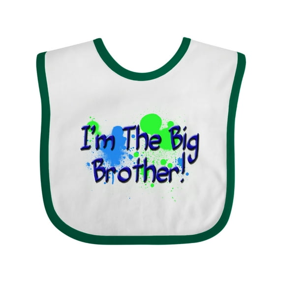 Inktastic Big Brother Boys Baby Bib