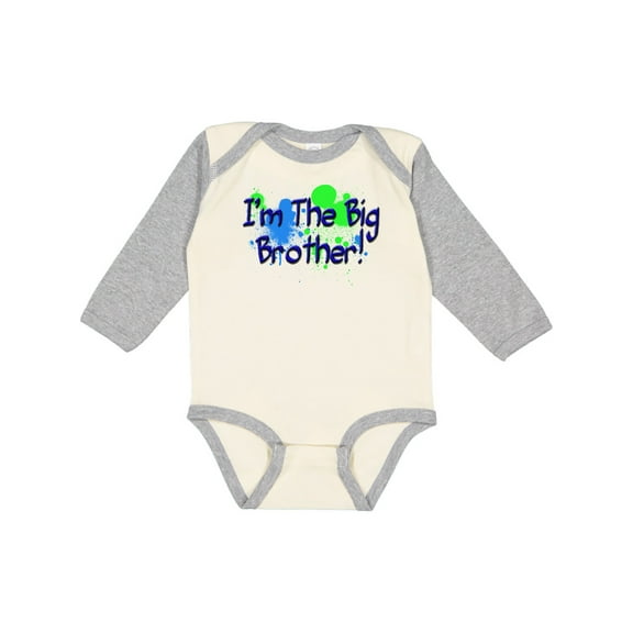 Inktastic Big Brother Boys Long Sleeve Baby Bodysuit