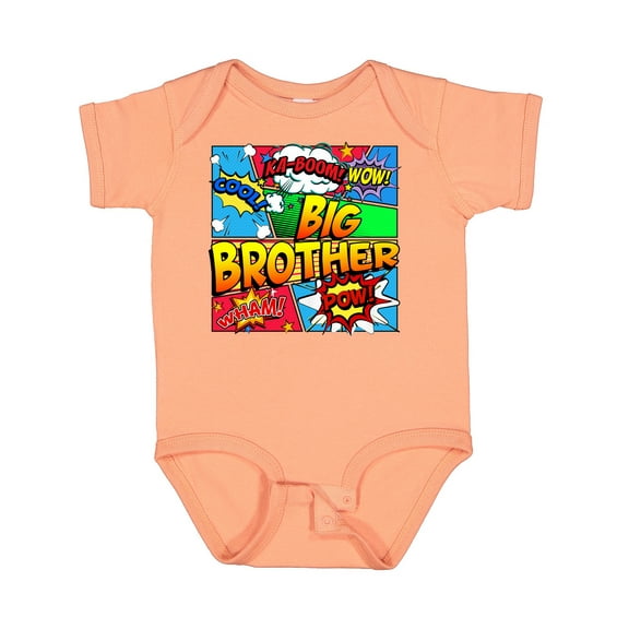 Inktastic Big Brother Comic Book Boys Baby Bodysuit