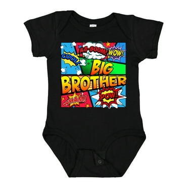 Inktastic Big Brother Comic Book Boys Baby Bodysuit