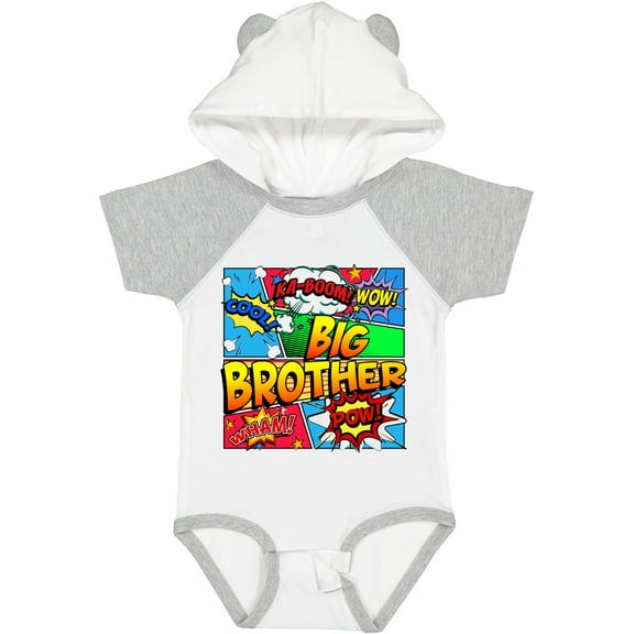 Inktastic Big Brother Comic Book Boys Baby Bodysuit