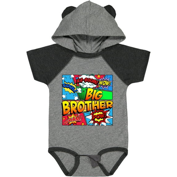 Inktastic Big Brother Comic Book Boys Baby Bodysuit