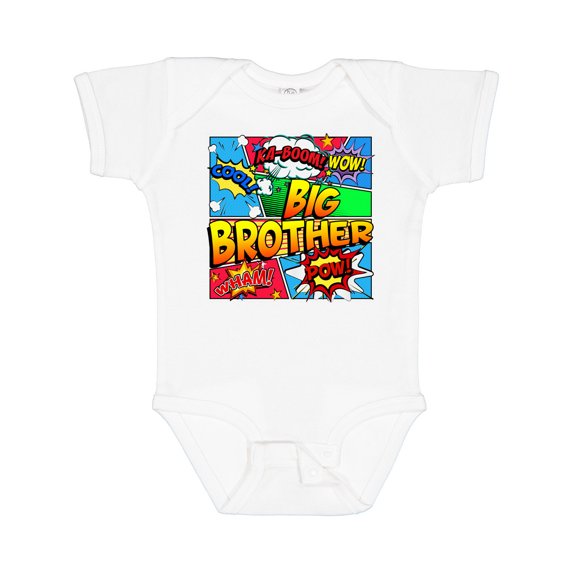 Inktastic Big Brother Comic Book Boys Baby Bodysuit