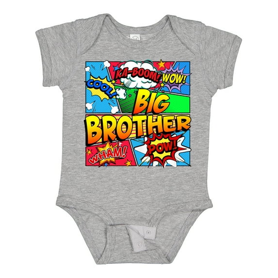 Inktastic Big Brother Comic Book Boys Baby Bodysuit