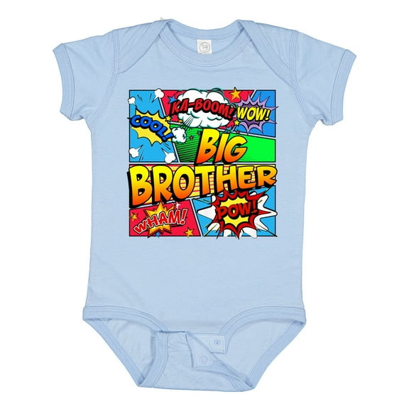 Inktastic Big Brother Comic Book Boys Baby Bodysuit