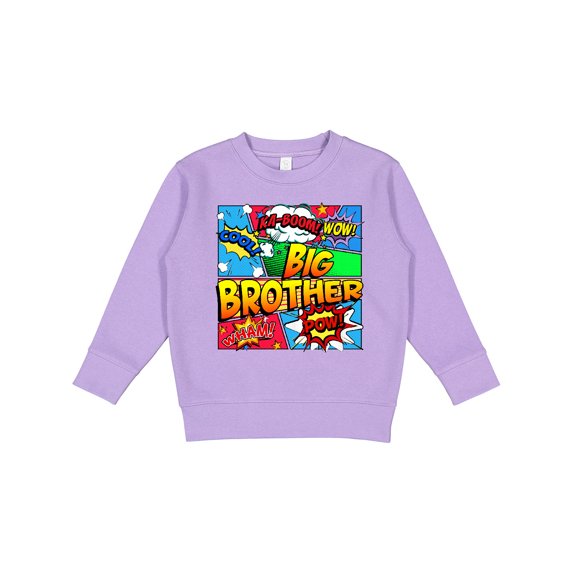 Inktastic Big Brother Comic Book Toddler Sweatshirt