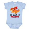 thumbnail image 1 of Inktastic Big Brother Cute Red and Orange Dragon Boys Baby Bodysuit, 1 of 5