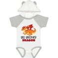 thumbnail image 1 of Inktastic Big Brother Cute Red and Orange Dragon Boys Baby Bodysuit, 1 of 5