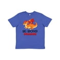 thumbnail image 1 of Inktastic Big Brother Cute Red and Orange Dragon Youth T-Shirt, 1 of 5