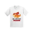 thumbnail image 1 of Inktastic Big Brother Cute Red and Orange Dragon Youth T-Shirt, 1 of 5