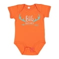 thumbnail image 1 of Inktastic Big Brother, Deer Antlers, Arrow - Blue Gray Boys Baby Bodysuit, 1 of 5