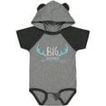 thumbnail image 1 of Inktastic Big Brother, Deer Antlers, Arrow - Blue Gray Boys Baby Bodysuit, 1 of 5