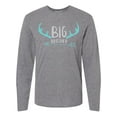 thumbnail image 1 of Inktastic Big Brother, Deer Antlers, Arrow - Blue Gray Long Sleeve T-Shirt, 1 of 5
