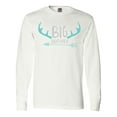 thumbnail image 1 of Inktastic Big Brother, Deer Antlers, Arrow - Blue Gray Long Sleeve T-Shirt, 1 of 5