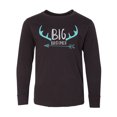 thumbnail image 1 of Inktastic Big Brother, Deer Antlers, Arrow - Blue Gray Long Sleeve Youth T-Shirt, 1 of 5