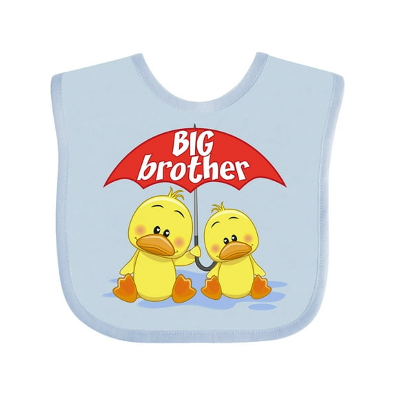 Inktastic Big Brother Duck Boys Baby Bib