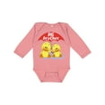 thumbnail image 1 of Inktastic Big Brother Duck Boys Long Sleeve Baby Bodysuit, 1 of 5