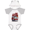 thumbnail image 1 of Inktastic Big Brother Fire Truck Boys Baby Bodysuit, 1 of 5