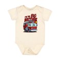 thumbnail image 1 of Inktastic Big Brother Fire Truck Boys Baby Bodysuit, 1 of 5