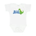 thumbnail image 1 of Inktastic Big Brother Green Dinosaur Boys Baby Bodysuit, 1 of 5
