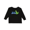 thumbnail image 1 of Inktastic Big Brother Green Dinosaur Boys Long Sleeve Toddler T-Shirt, 1 of 5