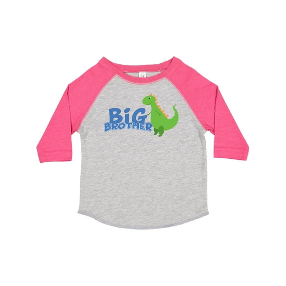 Inktastic Big Brother Green Dinosaur Boys Toddler T-Shirt