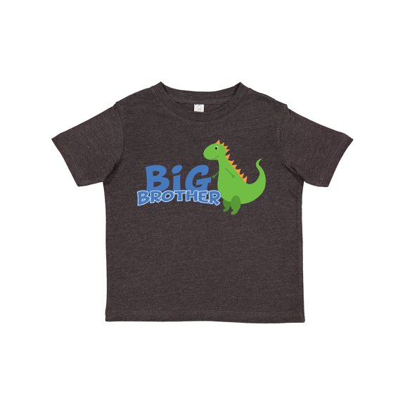 Inktastic Big Brother Green Dinosaur Boys Toddler T-Shirt
