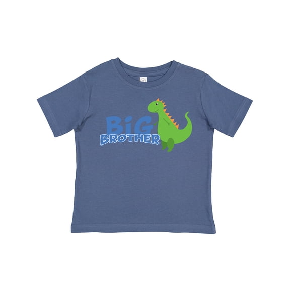 Inktastic Big Brother Green Dinosaur Boys Toddler T-Shirt