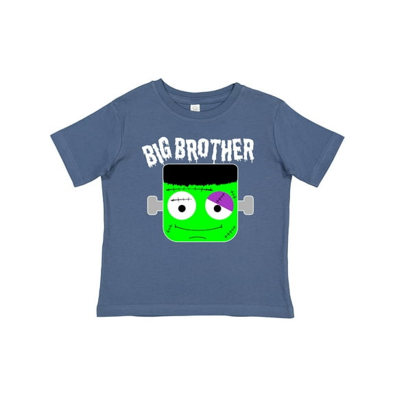 Inktastic Big Brother Halloween Green Monster Boys Baby T-Shirt