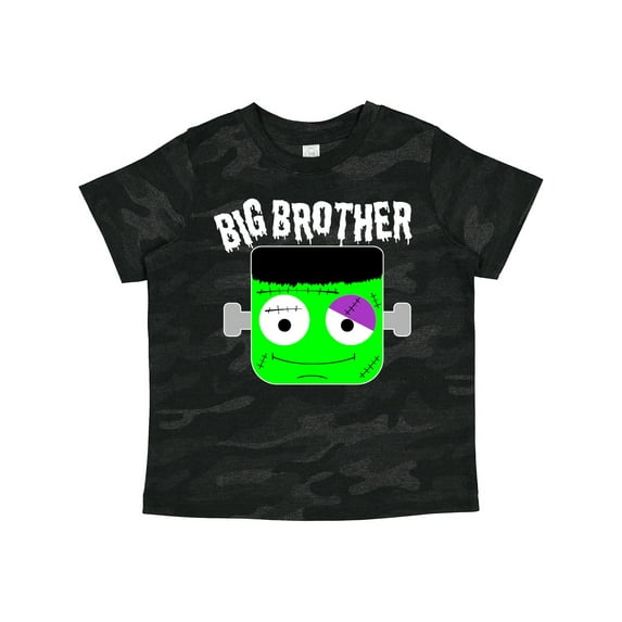 Inktastic Big Brother Halloween Green Monster Boys Toddler T-Shirt
