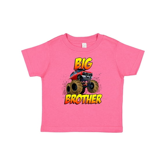 Inktastic Big Brother Monster Truck Boys Baby T-Shirt