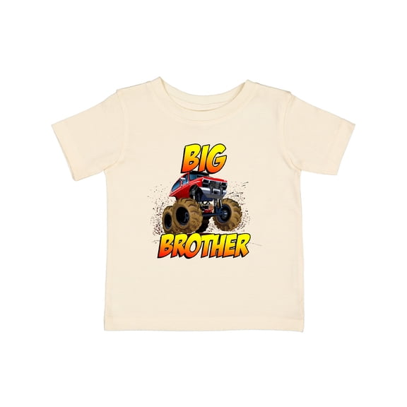 Inktastic Big Brother Monster Truck Boys Baby T-Shirt