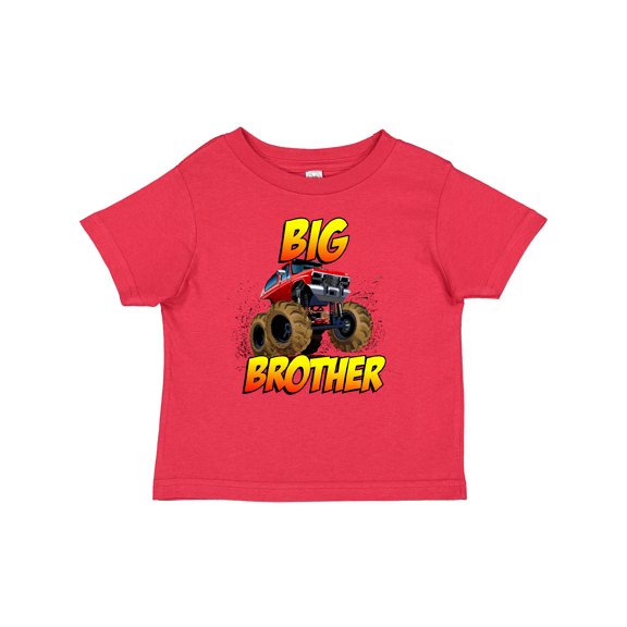 Inktastic Big Brother Monster Truck Boys Baby T-Shirt