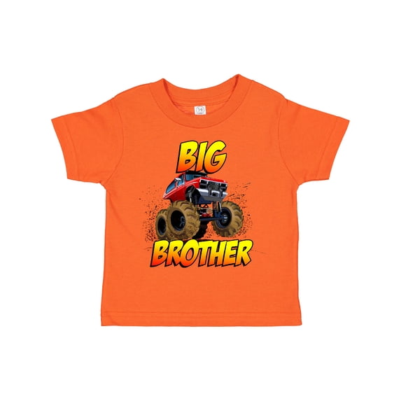 Inktastic Big Brother Monster Truck Boys Toddler T-Shirt