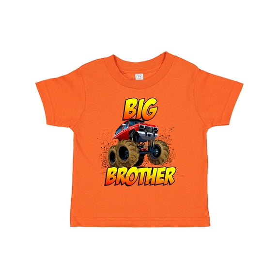 Inktastic Big Brother Monster Truck Boys Toddler T-Shirt