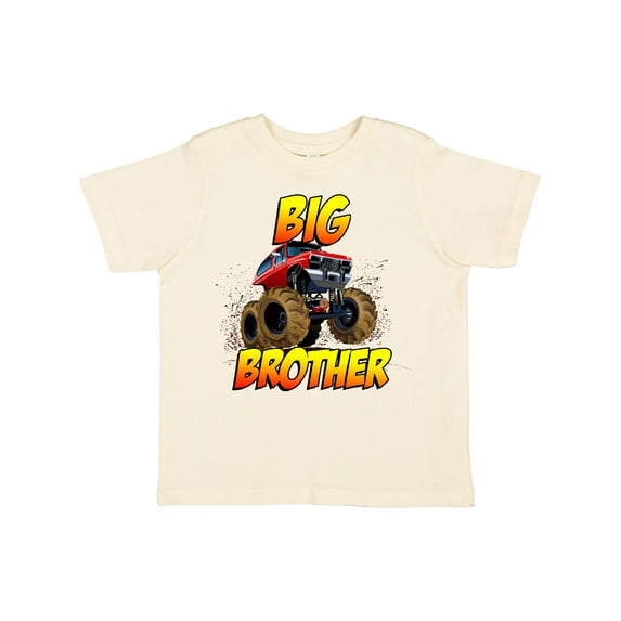 Inktastic Big Brother Monster Truck Boys Toddler T-Shirt