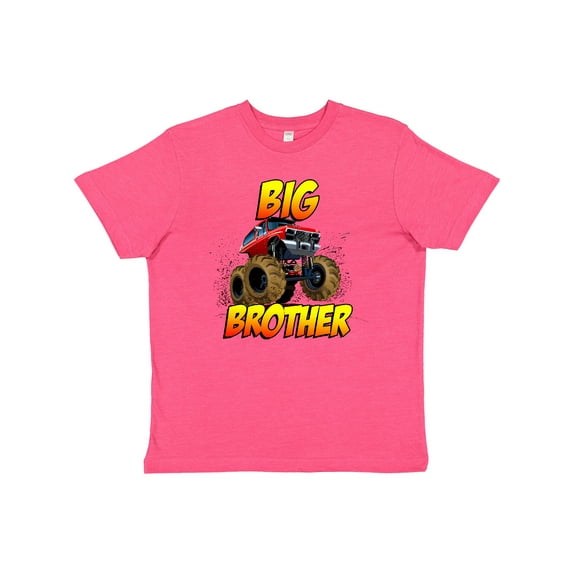 Inktastic Big Brother Monster Truck Youth T-Shirt