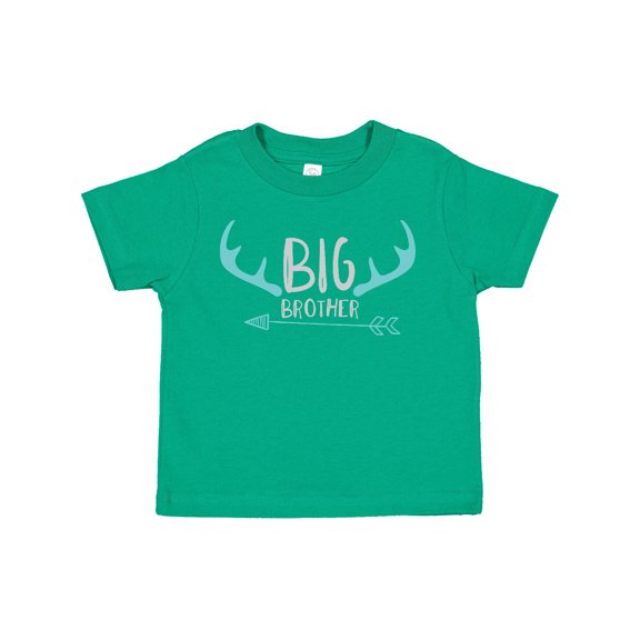 Inktastic Big Brother, Older Brother, Deer Antlers, Arrow Boys Toddler T-Shirt