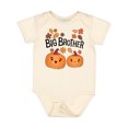 thumbnail image 1 of Inktastic Big Brother Pumpkins with Fall Leaves Boys Baby Bodysuit, 1 of 5