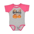 thumbnail image 1 of Inktastic Big Brother Pumpkins with Fall Leaves Boys Baby Bodysuit, 1 of 5