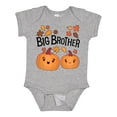 thumbnail image 1 of Inktastic Big Brother Pumpkins with Fall Leaves Boys Baby Bodysuit, 1 of 5