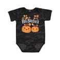 thumbnail image 1 of Inktastic Big Brother Pumpkins with Fall Leaves Boys Baby Bodysuit, 1 of 5