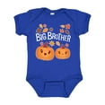 thumbnail image 1 of Inktastic Big Brother Pumpkins with Fall Leaves Boys Baby Bodysuit, 1 of 5