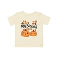thumbnail image 1 of Inktastic Big Brother Pumpkins with Fall Leaves Boys Baby T-Shirt, 1 of 5