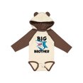 thumbnail image 1 of Inktastic Big Brother Shark Boys Long Sleeve Baby Bodysuit, 1 of 5