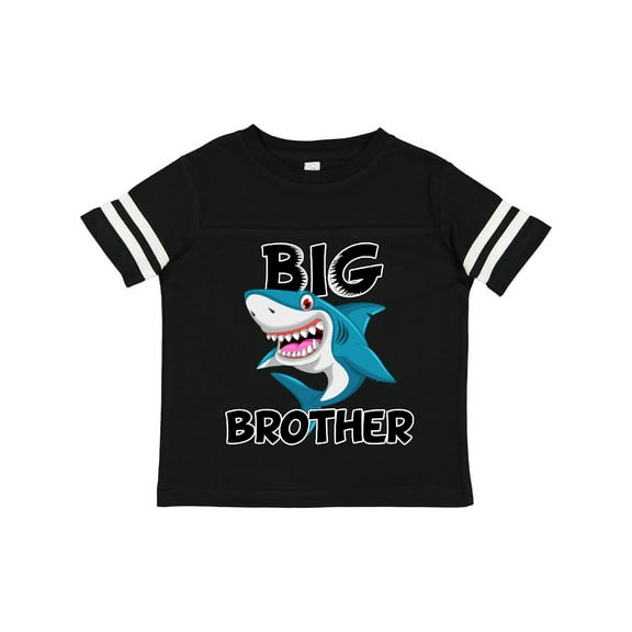 Inktastic Big Brother Shark Boys Toddler T-Shirt