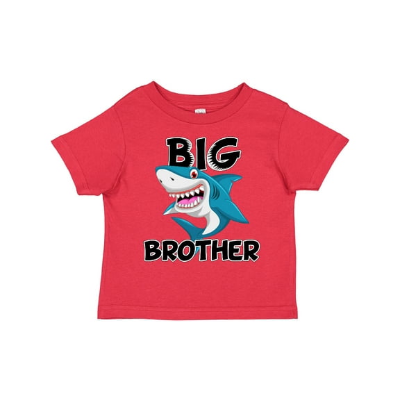 Inktastic Big Brother Shark Boys Toddler T-Shirt