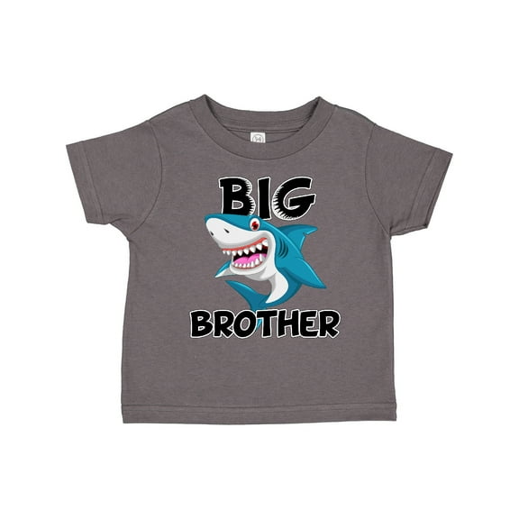 Inktastic Big Brother Shark Boys Toddler T-Shirt